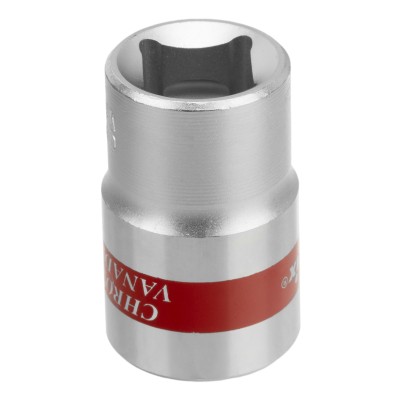Головка торцевая, 17 мм, двенадцатигранная, CrV, под квадрат 1/2, хромированная Matrix Головка торцевая, 17 мм, двенадцатигранная, CrV, под квадрат 1/2, хромированная Matrix