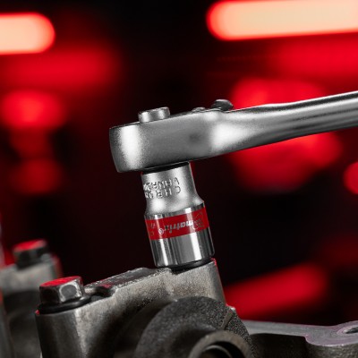 Набор торцевых головок, 1/4", 12 гранные, CrV, 4-13мм, 10 штук Matrix