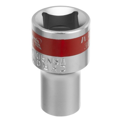 Головка торцевая, 10 мм, двенадцатигранная, CrV, под квадрат 1/2, хромированная Matrix Головка торцевая, 10 мм, двенадцатигранная, CrV, под квадрат 1/2, хромированная Matrix