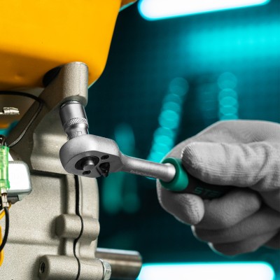 Набор торцевых головок, 1/4, двенадцатигранные, CrV, 10 шт, 4-13 мм Stels