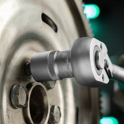 Головка торцевая, 18 мм, шестигранная, CrV, под квадрат 1/2 Stels