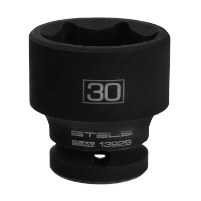 Головка ударная шестигранная, 30 мм, 1/2, CrMo Stels Головка ударная шестигранная, 30 мм, 1/2, CrMo Stels