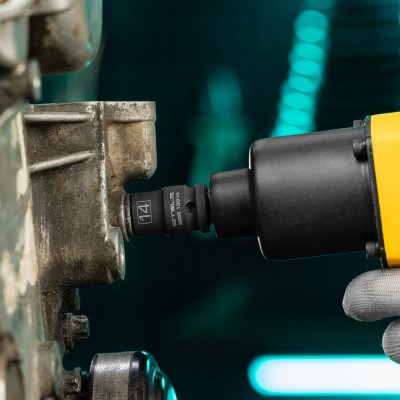 Головка ударная шестигранная, 14 мм, 1/2, CrMo Stels