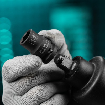 Головка ударная шестигранная, 14 мм, 1/2, CrMo Stels