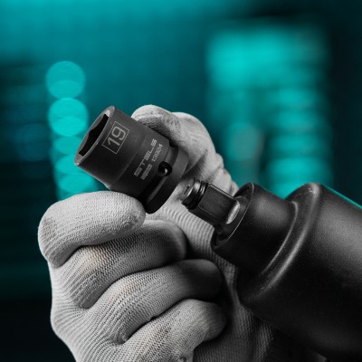 Головка ударная шестигранная, 19 мм, 1/2, CrMo Stels Головка ударная шестигранная, 19 мм, 1/2, CrMo Stels