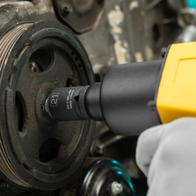 Головка ударная шестигранная, 21 мм, 1/2, CrMo Stels