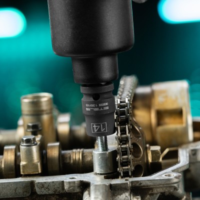 Набор шестигранных ударных торцевых головок, 1/2, 10-24 мм, 10 шт, Stels Набор шестигранных ударных торцевых головок, 1/2, 10-24 мм, 10 шт, Stels