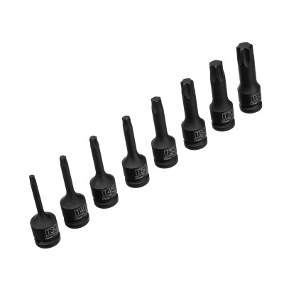 Набор ударных торцевых головок Torx 1/2", в кейсе, 8 шт. Stels