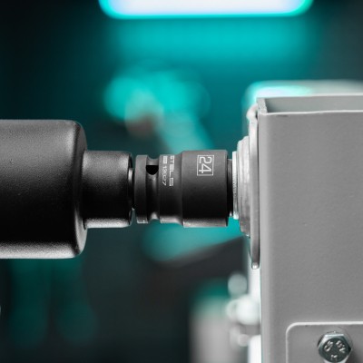 Головка ударная шестигранная, 24 мм, 1/2, CrMo Stels