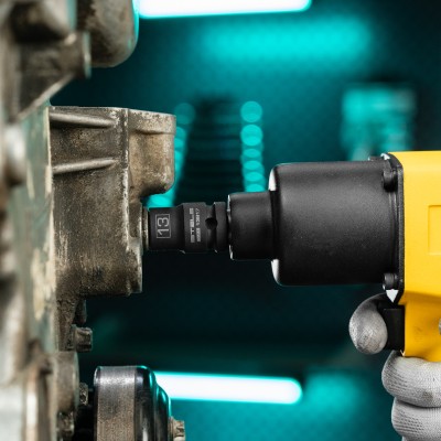 Головка ударная шестигранная, 13 мм, 1/2, CrMo Stels