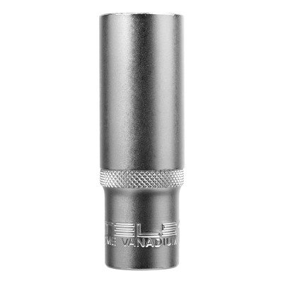 Головка торцевая удлиненная, 18 мм, шестигранная, CrV, под квадрат 1/2 Stels Головка торцевая удлиненная, 18 мм, шестигранная, CrV, под квадрат 1/2 Stels