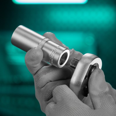 Головка торцевая удлиненная, 22 мм, шестигранная, CrV, под квадрат 1/2 Stels Головка торцевая удлиненная, 22 мм, шестигранная, CrV, под квадрат 1/2 Stels