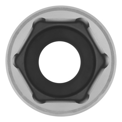 Головка торцевая удлиненная, 22 мм, шестигранная, CrV, под квадрат 1/2 Stels Головка торцевая удлиненная, 22 мм, шестигранная, CrV, под квадрат 1/2 Stels