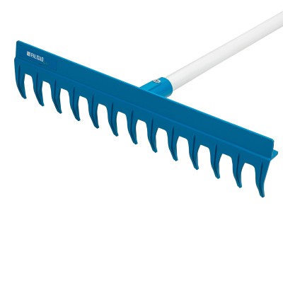 Грабли пластиковые, 430 мм, 13 прямых зубьев, усиленные, металлический черенок, Luxe, Palisad Грабли пластиковые, 430 мм, 13 прямых зубьев, усиленные, металлический черенок, Luxe, Palisad