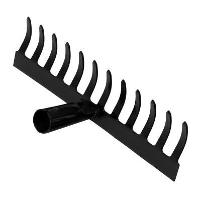 Грабли стальные, 300 мм, 12 прямых зубьев, без черенка, Сибртех Грабли стальные, 300 мм, 12 прямых зубьев, без черенка, Сибртех
