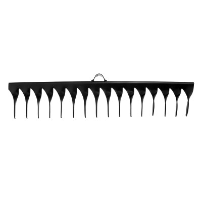 Грабли стальные, 420 мм, 16 витых зубьев, без черенка, Сибртех