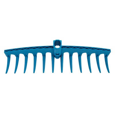 Грабли пластиковые, 400 мм, 12 прямых зубьев, усиленные, Luxe, Palisad