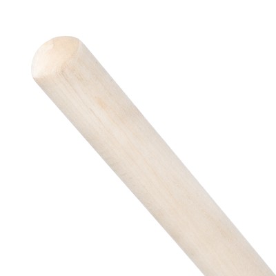 Грабли веерные стальные, 350 х 1450 мм, 18 круглых зубьев, деревянный черенок, Сибртех