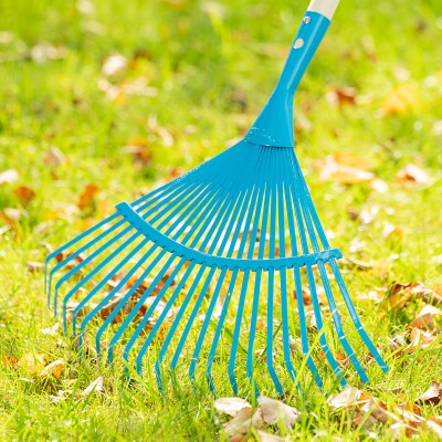 Грабли веерные стальные, 430 х 1550 мм, 22 плоских зуба, лакированный черенок, Luxe, Palisad Грабли веерные стальные, 430 х 1550 мм, 22 плоских зуба, лакированный черенок, Luxe, Palisad