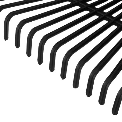 Грабли веерные пластиковые, 600 мм, 24 плоских зуба, без черенка, Сибртех