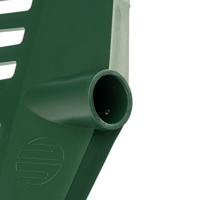 Грабли веерные пластиковые, 420 мм, 22 плоских зуба, без черенка, Сибртех