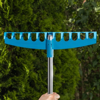 Алюминиевый черенок, 1580 мм, с фиксатором, для граблей 61793, 61732, 61733, Luxe, Palisad