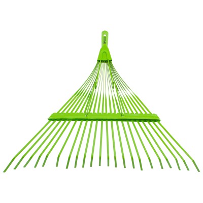 Грабли веерные стальные, 565 мм, 22 плоских зуба, эмалированные, усиленные, без черенка, Palisad Грабли веерные стальные, 565 мм, 22 плоских зуба, эмалированные, усиленные, без черенка, Palisad