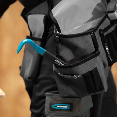 Лом-гвоздодер, обрезиненная рукоятка, 300 x 22 x 14мм Gross