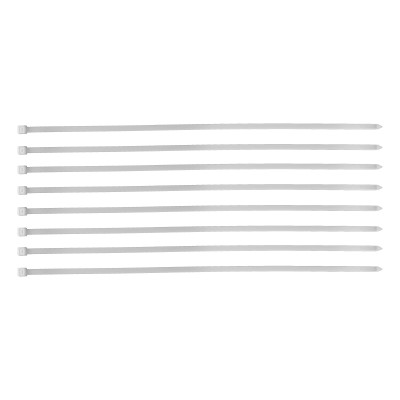 Хомуты, 500 х 8 мм, пластиковые, белые, 50 шт Сибртех Хомуты, 500 х 8 мм, пластиковые, белые, 50 шт Сибртех