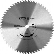 Диск пильный по дереву 500/32 60T "Yato"