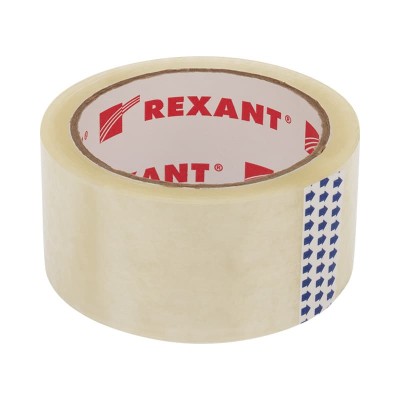 Скотч упаковочный REXANT 48 мм х 50 мкм, прозрачный, рулон 66 м