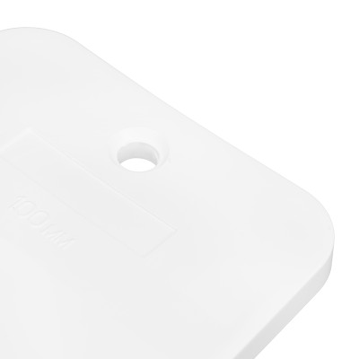 Шпатель, белая резина, 100 мм Сибртех