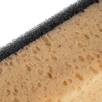 Губка крупнопористая комбинированная для удаления эпоксидной затирки 160х95х60 мм, Сибртех