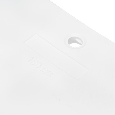 Шпатель, белая резина, 180 мм Сибртех