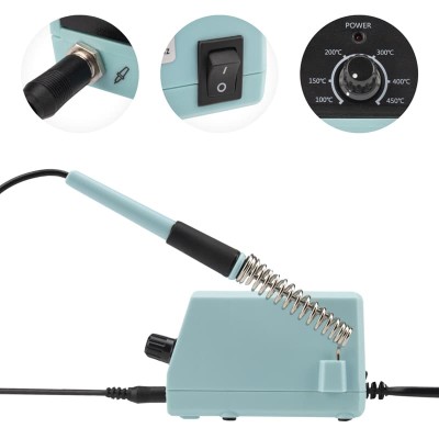 Паяльная станция (паяльник), серия МИНИ - Mi10, 10Вт, 230В, 100-450°C REXANT Паяльная станция (паяльник), серия МИНИ - Mi10, 10Вт, 230В, 100-450°C REXANT