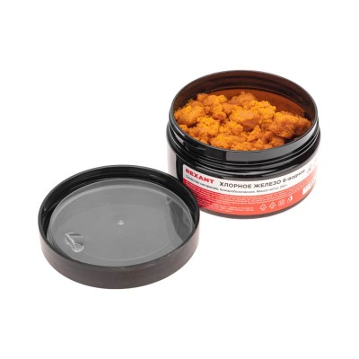 Хлорное железо 6-ти водное, 250г, банка REXANT Хлорное железо 6-ти водное, 250г, банка REXANT