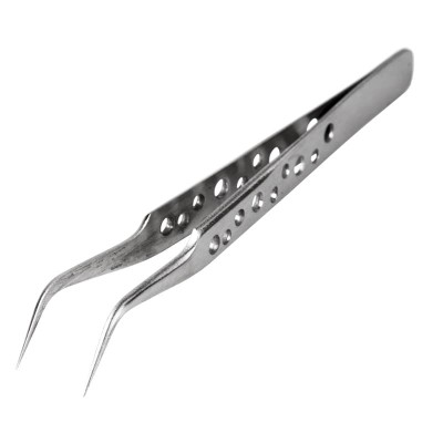 Пинцет изогнутый узкий 120мм Airy (блистер) REXANT