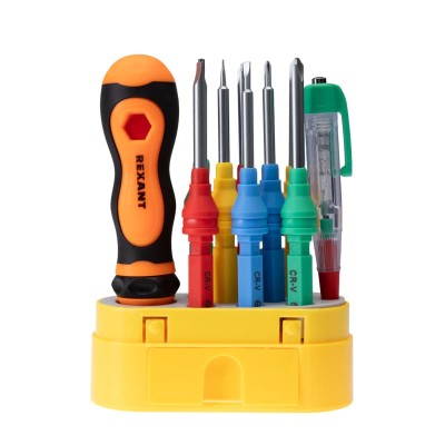 Набор отверток 10 предметов REXANT Набор отверток 10 предметов REXANT