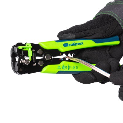 Щипцы для зачистки электропроводов, функция обрезания проводов Сибртех Щипцы для зачистки электропроводов, функция обрезания проводов Сибртех