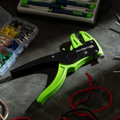 Щипцы для зачистки электропроводов, сечением: 0.2-3.5 мм2, функция обрезания проводов Сибртех