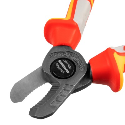 Кабелерез, диэлектрические рукоятки до 1000 В, трехкомпонентные рукоятки, 160 мм Gross Кабелерез, диэлектрические рукоятки до 1000 В, трехкомпонентные рукоятки, 160 мм Gross