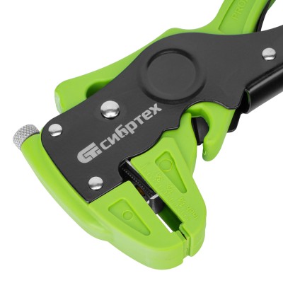 Щипцы для зачистки электропроводов, сечением: 0.2-3.5 мм2, функция обрезания проводов Сибртех