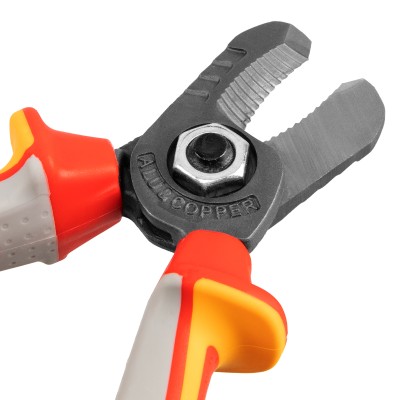 Кабелерез, диэлектрические рукоятки до 1000 В, трехкомпонентные рукоятки, 160 мм Gross Кабелерез, диэлектрические рукоятки до 1000 В, трехкомпонентные рукоятки, 160 мм Gross