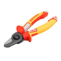 Кабелерез, диэлектрические рукоятки до 1000 В, трехкомпонентные рукоятки, 160 мм Gross Кабелерез, диэлектрические рукоятки до 1000 В, трехкомпонентные рукоятки, 160 мм Gross