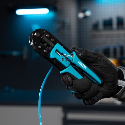 Клещи для обжима телефонных и компьютерных клемм RJ-45, 6P, 8P и RJ-11/12, 6P, 8P Gross Клещи для обжима телефонных и компьютерных клемм RJ-45, 6P, 8P и RJ-11/12, 6P, 8P Gross