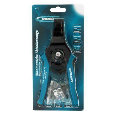 Щипцы для зачистки электропроводов 0.5, 1.0, 1.5, 2.5, 4.0, 8.0 мм/кв (8-22AWG) лезвие SK5 Gross