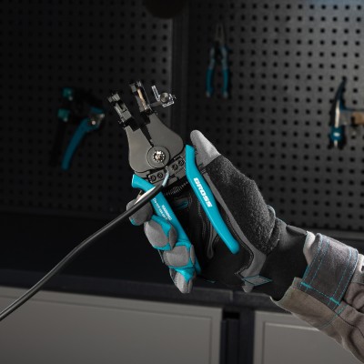 Щипцы для зачистки электропроводов 0.5, 1.0, 1.5, 2.5, 4.0, 8.0 мм/кв (8-22AWG) лезвие SK5 Gross