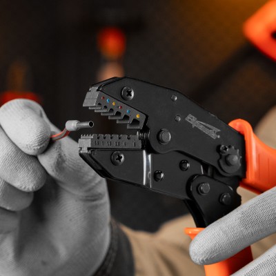 Клещи, 0.5-6 мм, для обжима электрокабеля Sparta Клещи, 0.5-6 мм, для обжима электрокабеля Sparta