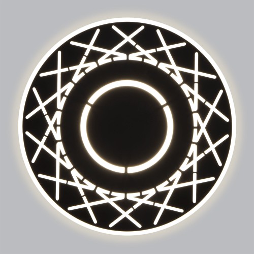 Настенный светодиодный светильник 40148/1 LED черный Eurosvet