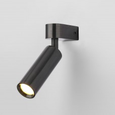 Настенный светодиодный светильник в стиле лофт 20143/1 LED черный жемчуг Eurosvet